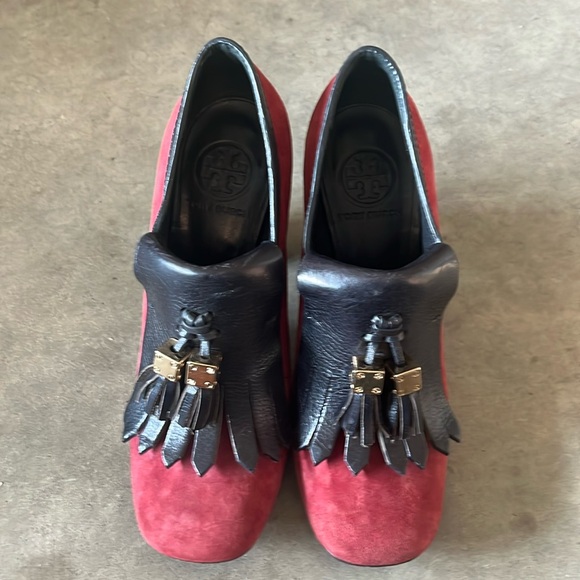 Tory Burch size 7.5 M heels - Picture 1 of 3